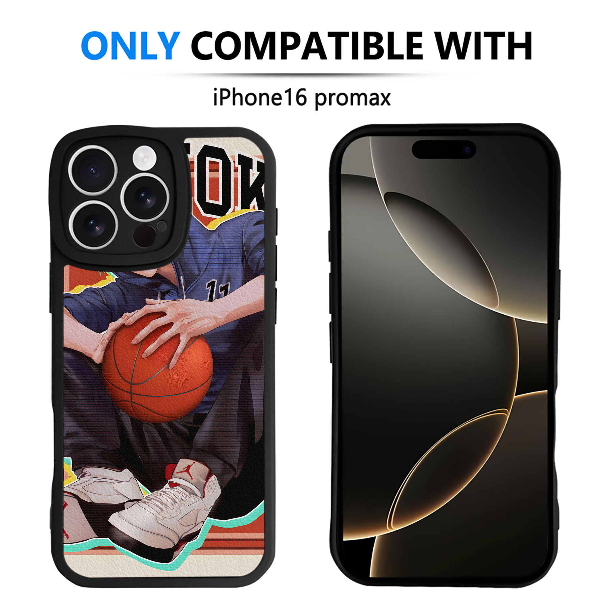 （画像用） SLAM DUNK／スラムダンク 【iPhone 16シリーズ対応】シリコンスマホケース（レザー調） 材質：シリコン